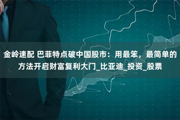 金岭速配 巴菲特点破中国股市：用最笨，最简单的方法开启财富复利大门_比亚迪_投资_股票
